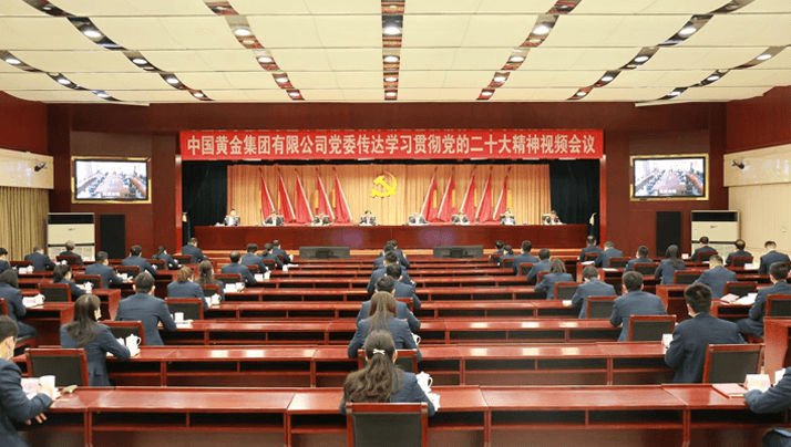 尊龙凯时有限公司党委传达学习贯彻党的二十大会议精神